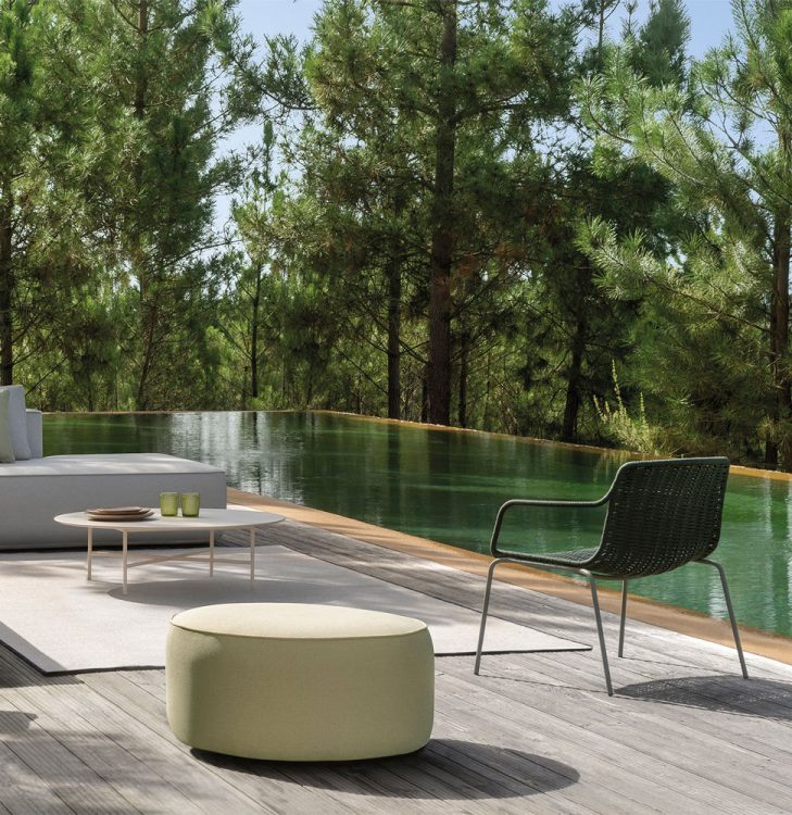 meuble d'extérieur - poufs - pouf plump